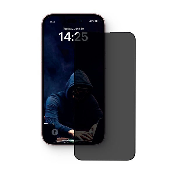 LZEL iPhone 16 Pro 9H Tempered Glass Screen Protector Privacy LZEL iPhone 16 Pro 9H Tempered Glass Screen Protector Privacy